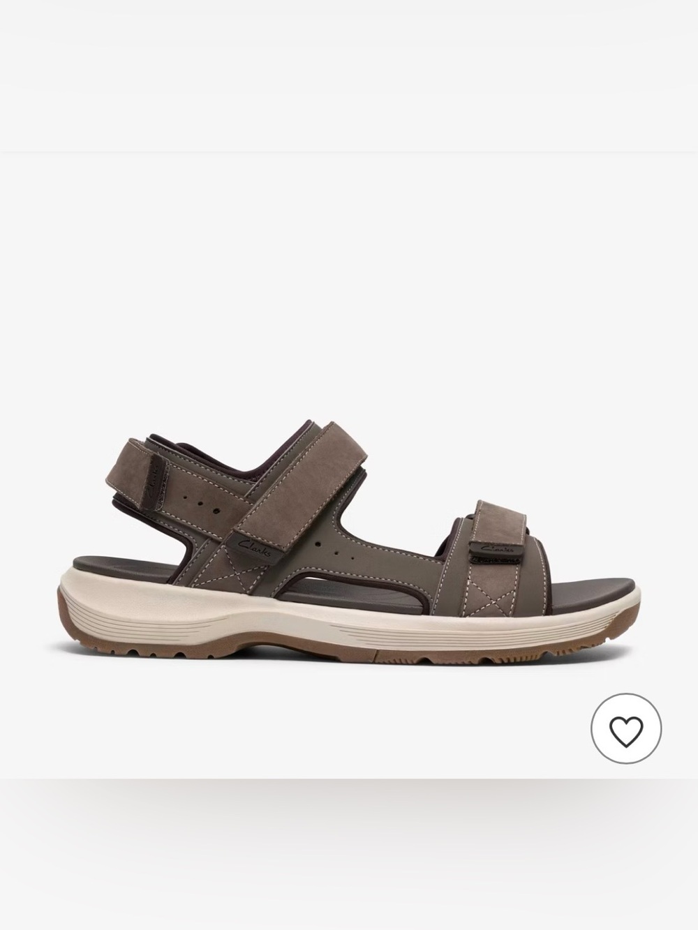 Clarks Men's Grandview Trek Taupe Sandal